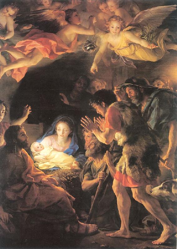 MENGS, Anton Raphael The Adoration of the Shepherds Germany oil painting art